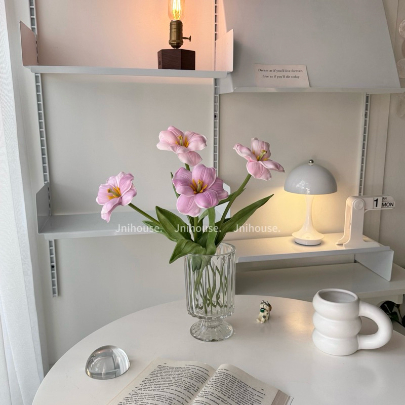 [พร้อมส่ง] Jnihouse : Blooming Tulip ดอกไม้ประดิษฐ์ ดอกทิวลิป