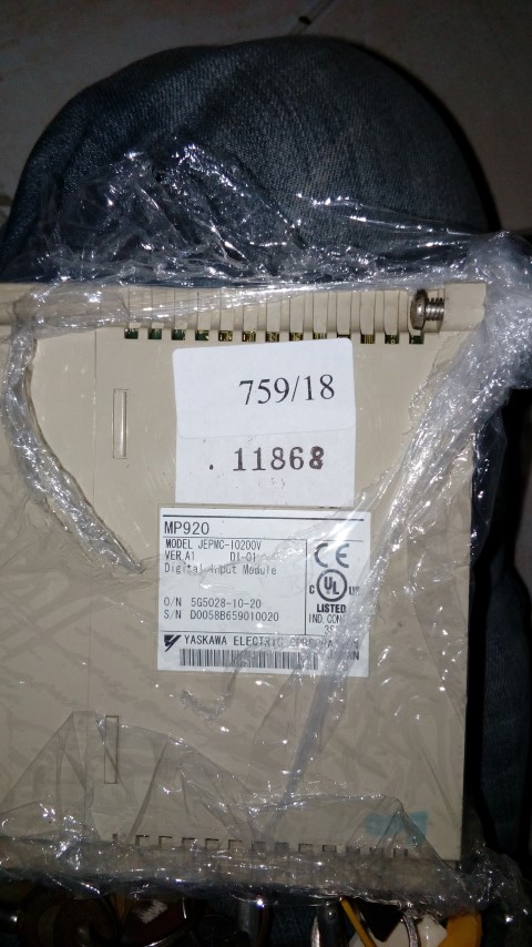 PLC " YASKAWA " MODEL : JEPMC-IO200V