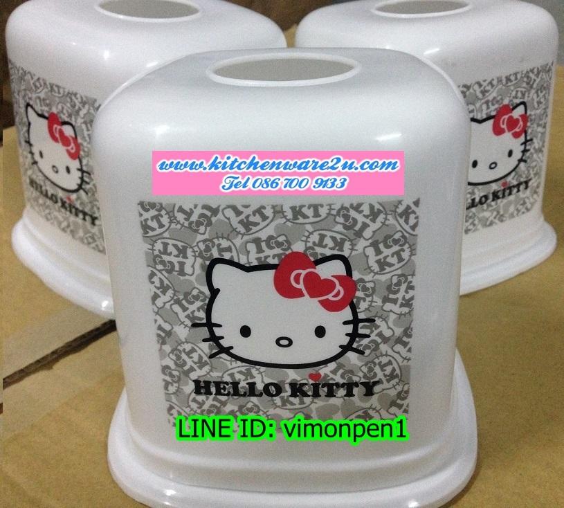 P10055 กล่องใส่ทิชชู่ ลายคิตตี้ ขายดีมาก ราคาส่งต่อ 1 โหล: 12 ใบ:ขายส่งทุกอย่าง 20 บาท