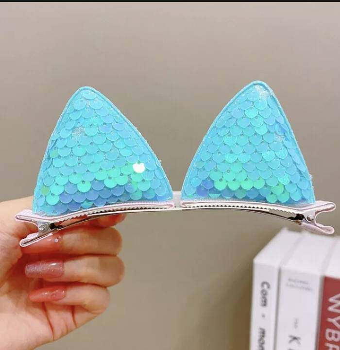 💗มาหยากิ๊ฟช้อป💗 กิ๊บหูแมว กิ๊บโบว์มุก น่ารัก ๆ ฟรุ๊งฟริ๊ง สำหรับเด็กผู้หญิง กิ๊บผู้หญิง แพ็คคู่