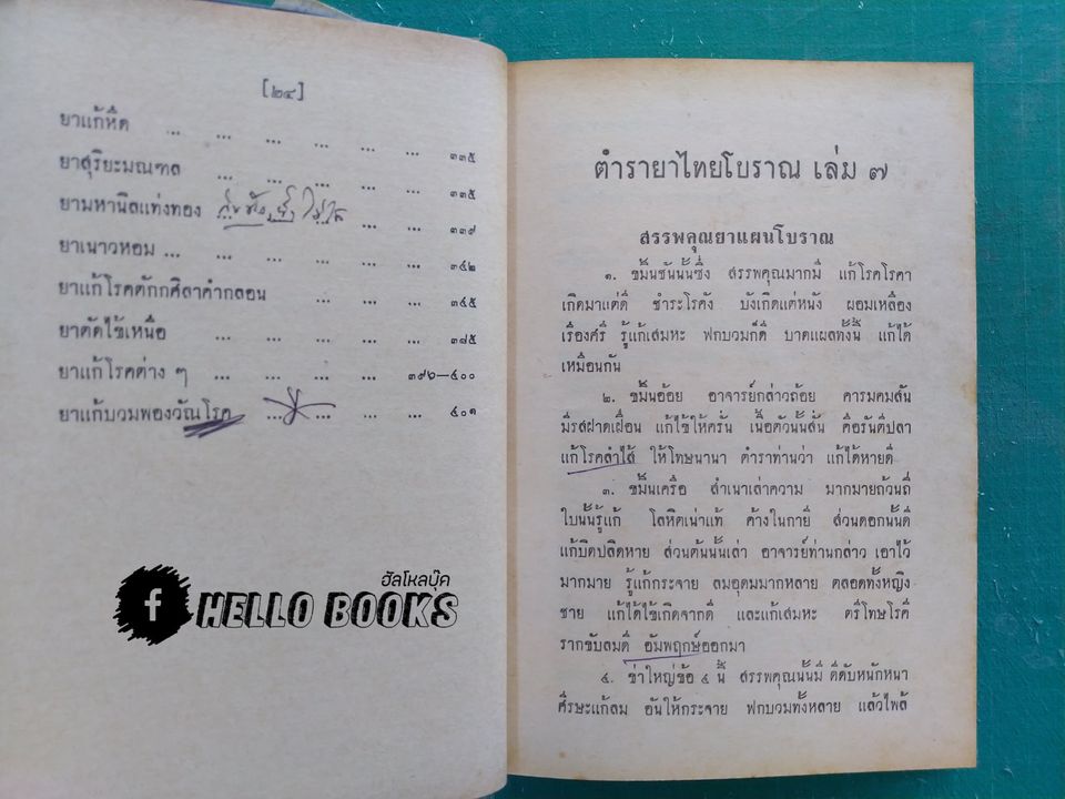 ตำรายาไทยแผนโบราณ เล่ม ๑-๑๒