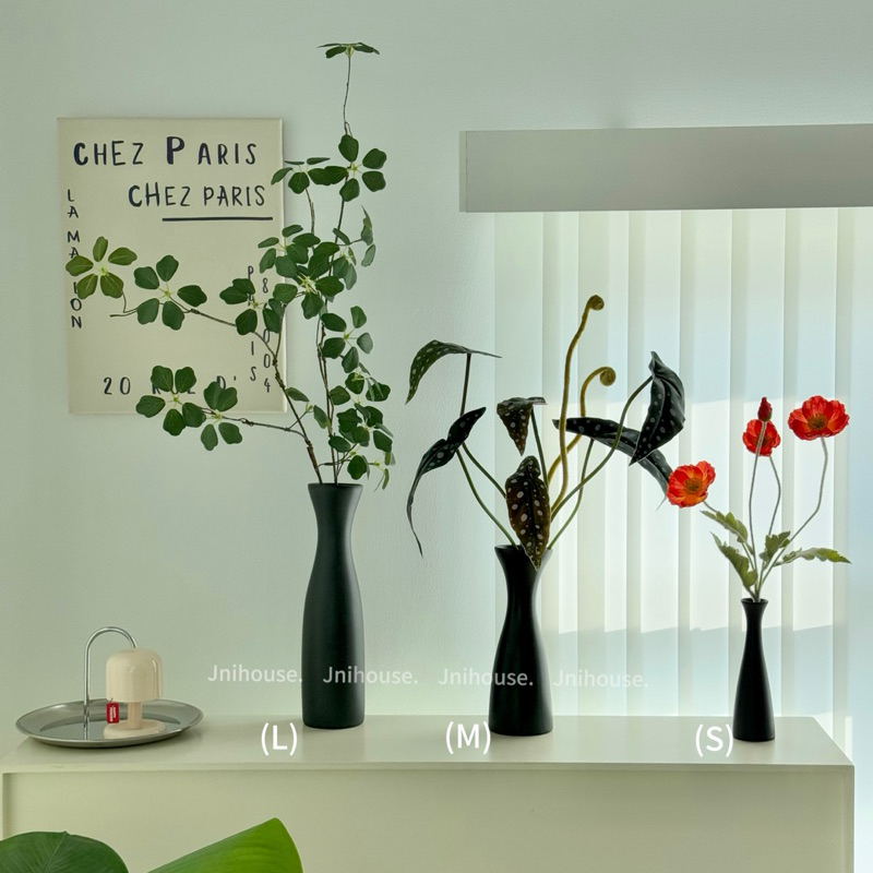 [พร้อมส่ง] Jnihouse : แจกันเซรามิก แจกันดอกไม้ทรงสูง (Vase)