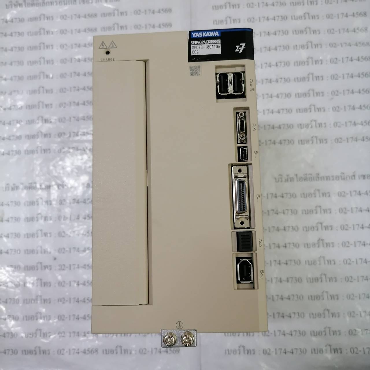 จำหน่าย SGD7S-180A10A002 SERVO DRIVE "YASKAWA"