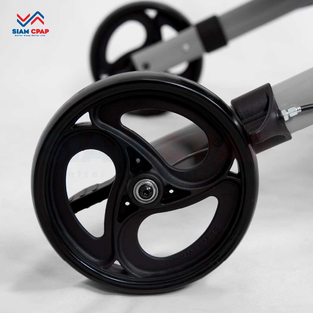 รุ่นใหม่ Rollator จากแบรนด์ Better รุ่น BT807L วอล์คเกอร์ 4 ล้อ อุปกรณ์ช่วยพยุงเดินและฝึกเดิน พร้อมที่นั่งในตัว รับประกันสินค้า 1 ปี