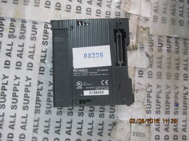 PLC " KEYENCE " MODEL : KV-DA0