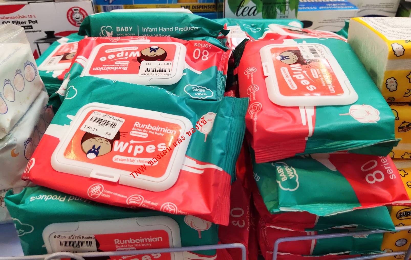 ทิชชู่เปียก กระดาษเปียก ทำความสะอาด รุ่นฝาเปิดปิด (2เเพ็ค 29บาท)