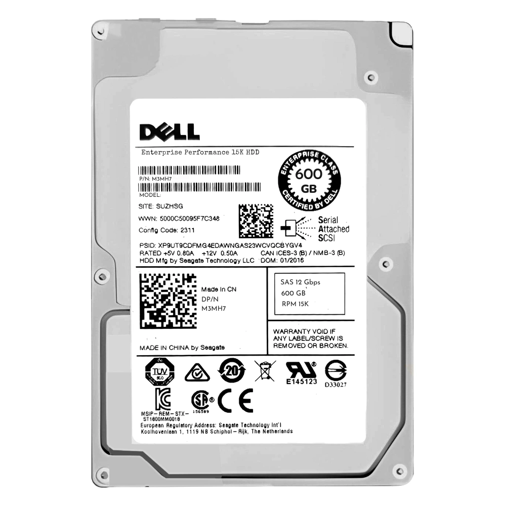 Harddisk Server Dell R230 600GB SAS 12Gb 15K 2.5"