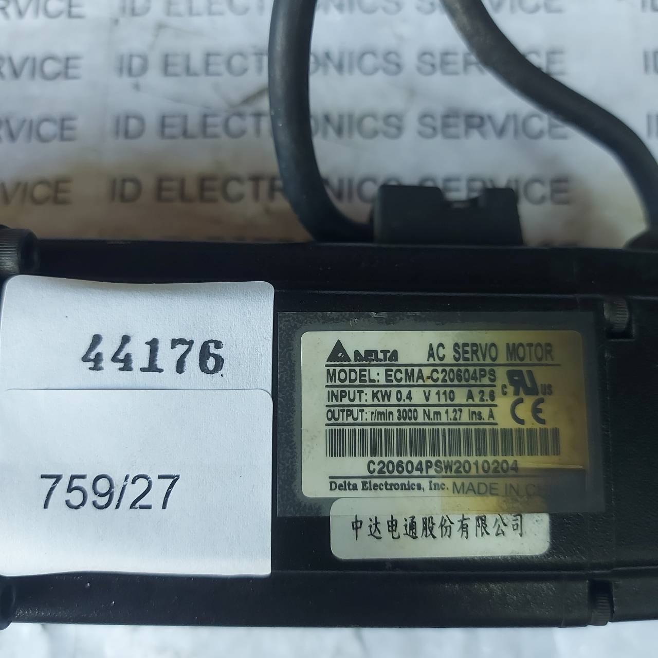 SERVO MOTOR " DELTA " MODEL : ECMA-C20604PS