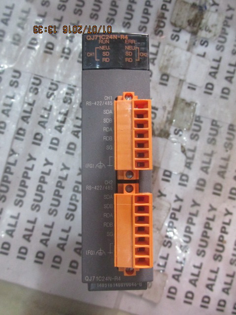 PLC " MITSUBISHI " MODEL : QJ71C24N-R4