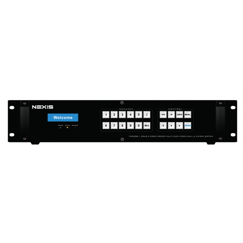 Nexis VW8208 8 IN 8 OUT DRAG & DROP CROSS MULTI-VIEW VIDEO WALL & MATRIX SWITCH