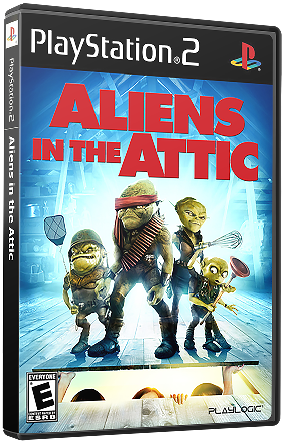 แผ่นเกมส์ PS2 : Aliens in the Attic