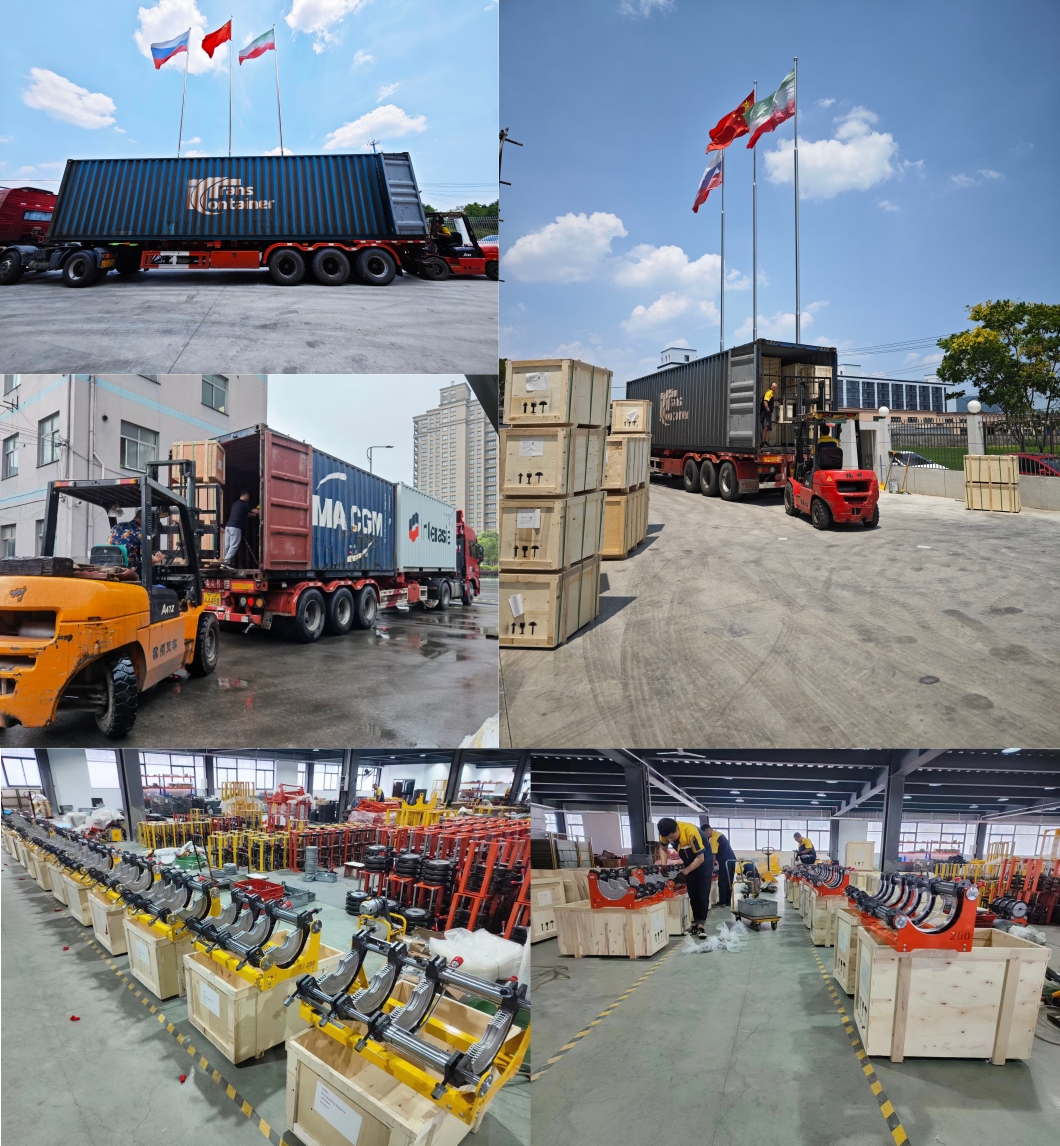 เครื่องเชื่อมท่อด้วยความร้อน Welping รุ่น WP250C Manual (มือหมุน) ขนาดท่อที่เชื่อม 63mm-250mm