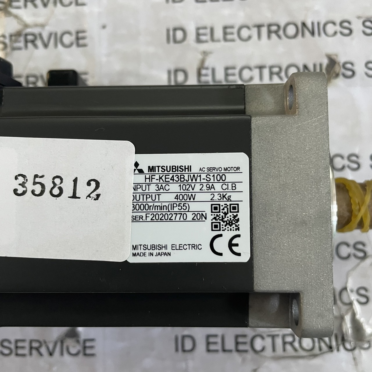 HF-KE43BJW1-S100 SERVO MOTOR "MITSUBISHI"