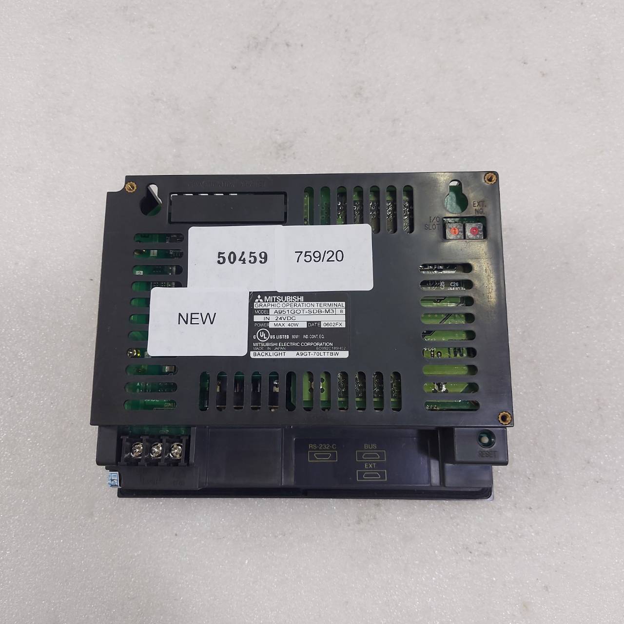 LCD TOUCH SCREEN " MITSUBISHI " MODEL : A951GOT-SDB-M3