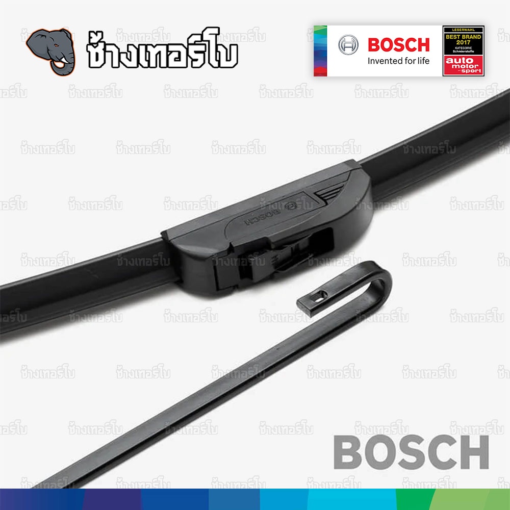 ✅BOSCH ⏩Retrofit⏪ Aerotwin wiper blades ใบปัดน้ำฝน ตัวท้อปสุด เกรดพรีเมียม หัวล็อคแบบ U-Hook