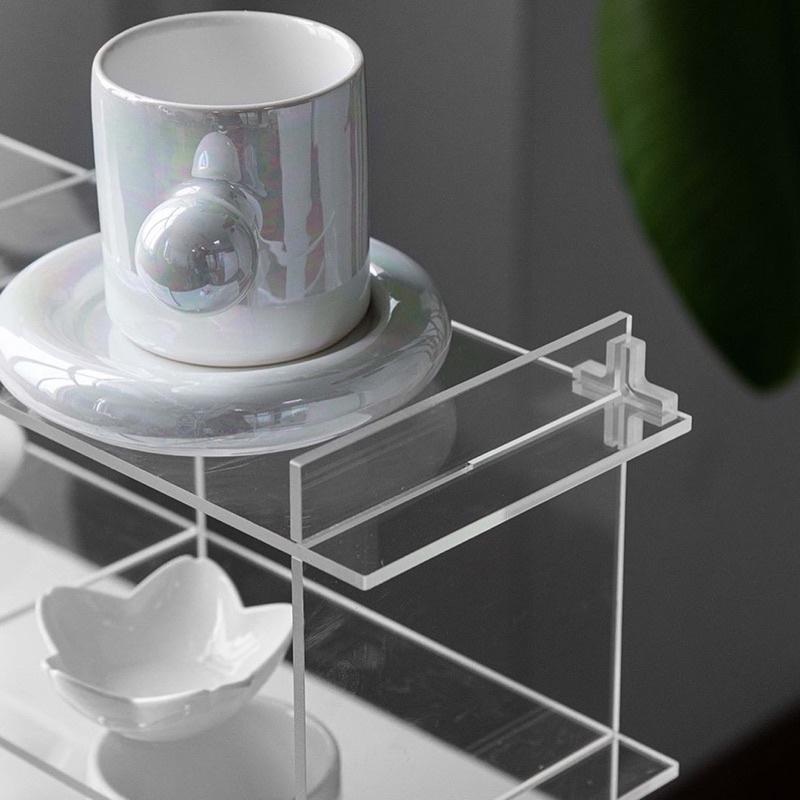 [พร้อมส่ง] Jnihouse : วางอะครีลิคใส ชั้นวางน้ำหอม ชั้นวางของ