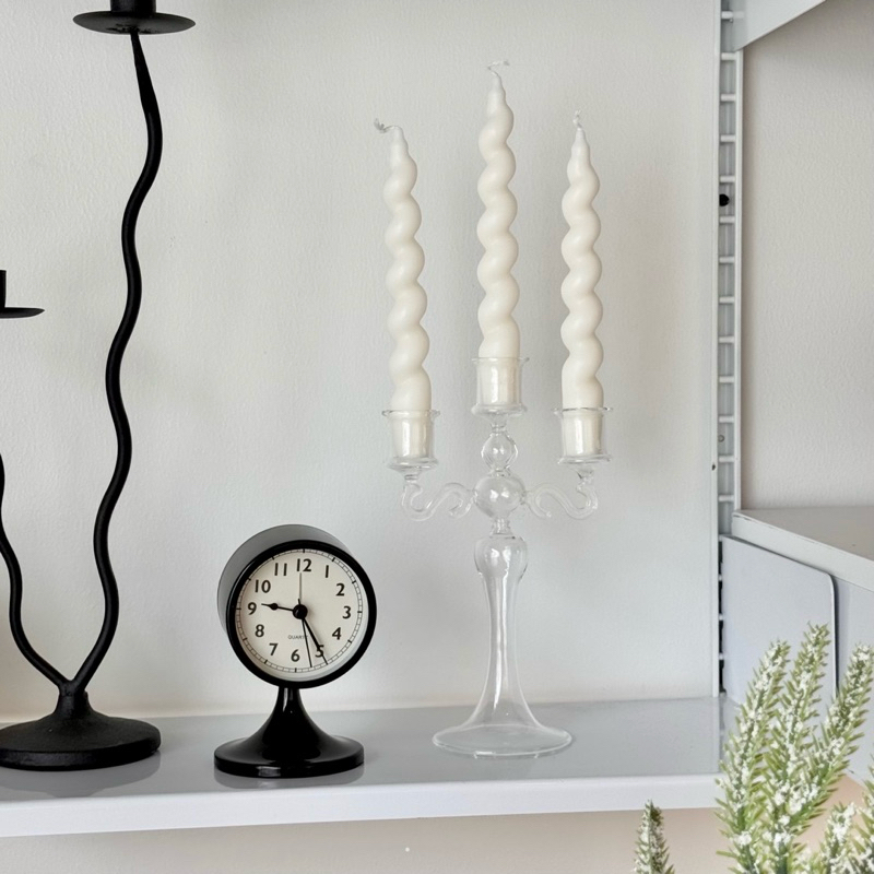 [พร้อมส่ง] Jnihouse : เชิงเทียนแก้ว (Candle Holder)