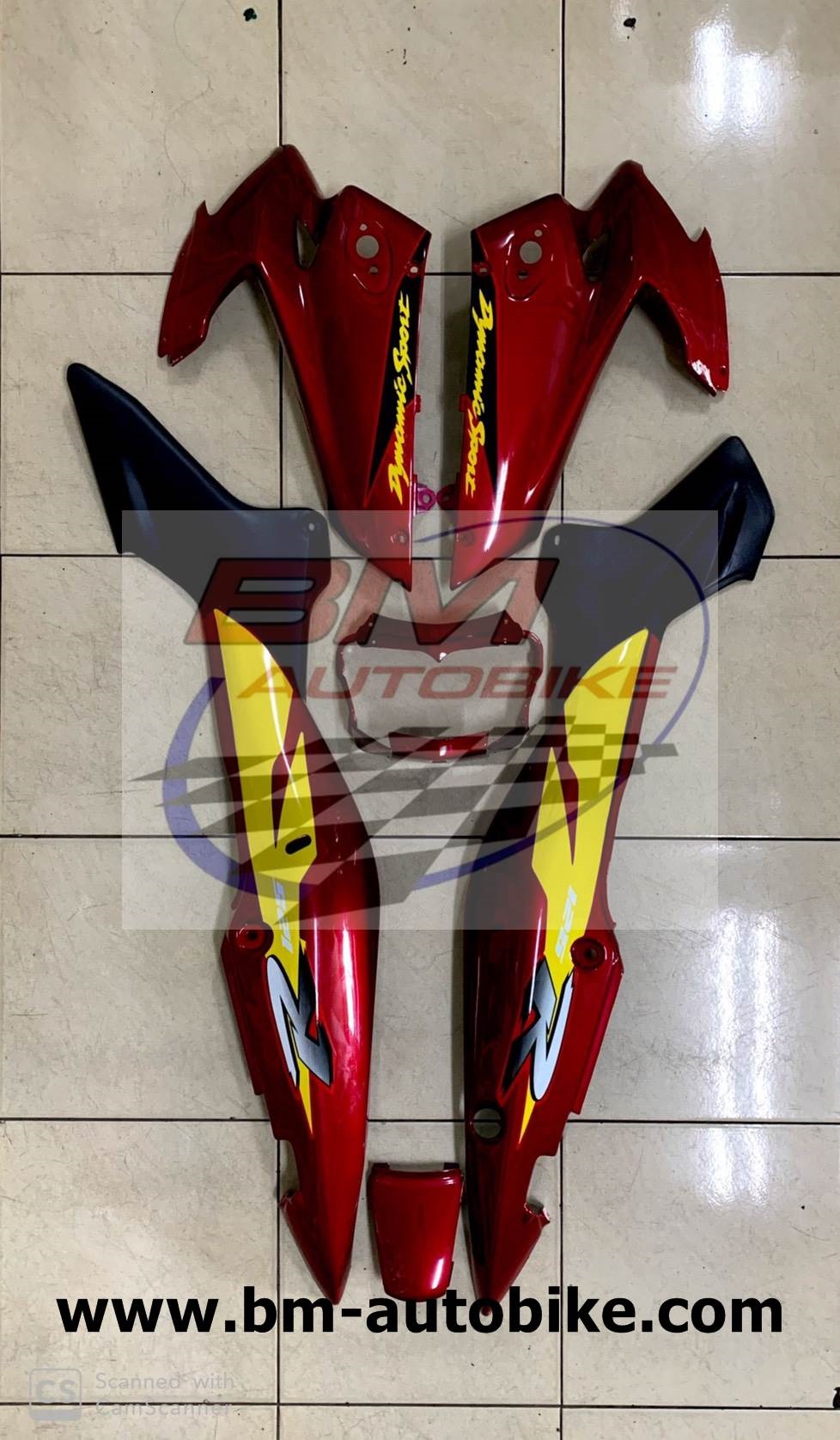 ชุดสี Ls NEW ครึ่งคันไม่่มีบังโคลน แดง326 2,500 กรัม