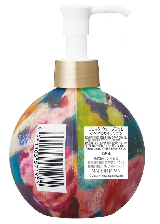 ครีมจัดแต่งทรงผมเบสน้ำ Loretta Wave Gelee 250mL Hair Gel Styling Gel