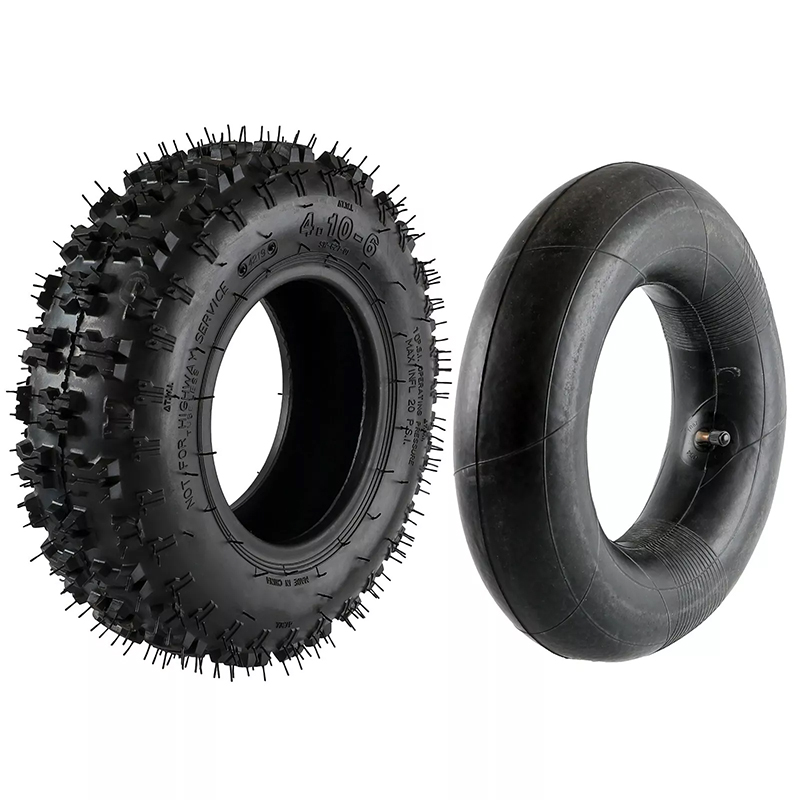 ยาง Tire 4.10-6 Off-road Fit For Karts Electric Scooters Agricultural Snow Sweepers Golf ATV Quad Buggy Go karts MOTOZONE-X(โมโตโซน-เอ็กซ์) อะไหล่/Part