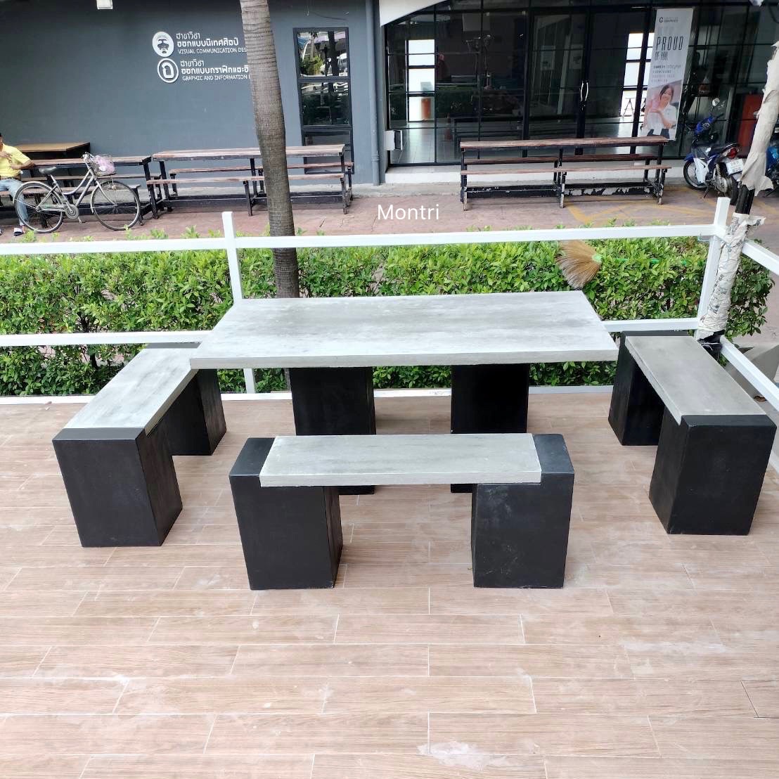 โต๊ะสนาม ชุดโต๊ะสนามกลางแจ้ง ชุดโต๊ะสนาม ร้านมนตรีศิลป์ โต๊ะสนามกลางแจ้ง ชุดโต๊ะสนาม ชุด 8 ที่นั่ง ขนาด 150*80 cm.