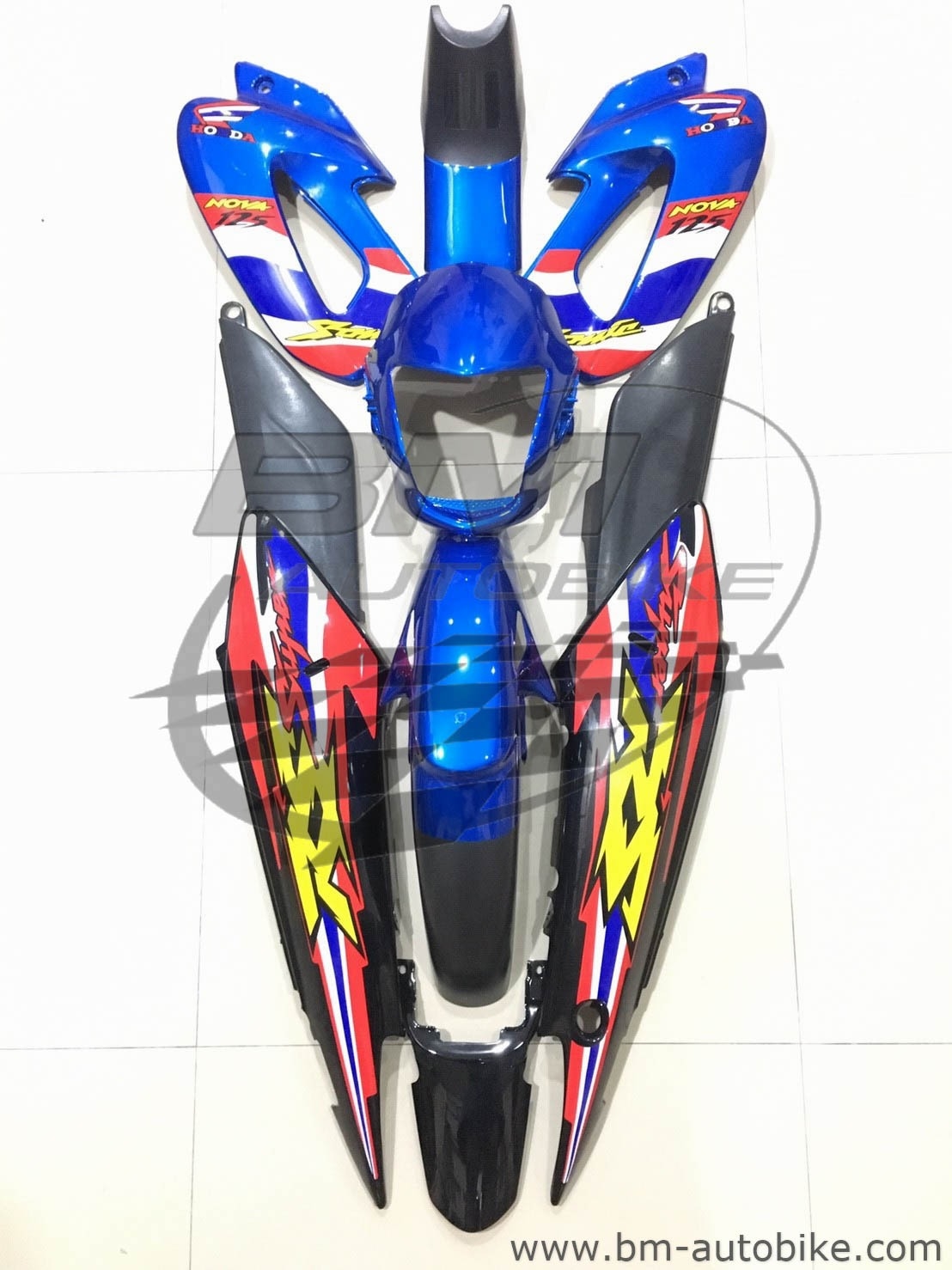 ชุดสี SONICเก่า 2000 สีน้ำเงิน325/ดำ 4 กก.