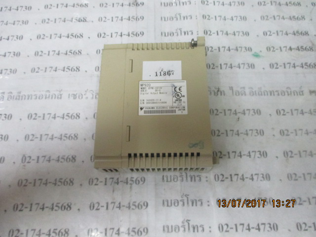 PLC " YASKAWA " MODEL : JEPMC-IO210V