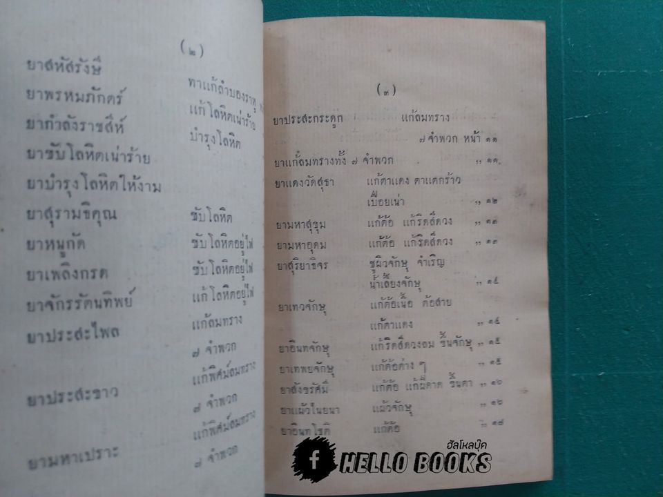 ตำราพระโอสถครั้งรัชกาลที่ ๒ (พ.ศ. ๒๔๗๐)