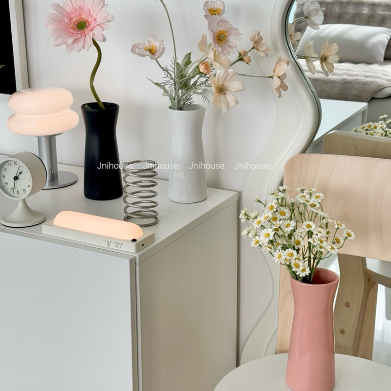 [พร้อมส่ง] Jnihouse : แจกันเซรามิก แจกันดอกไม้ทรงกระบอก (Vase)