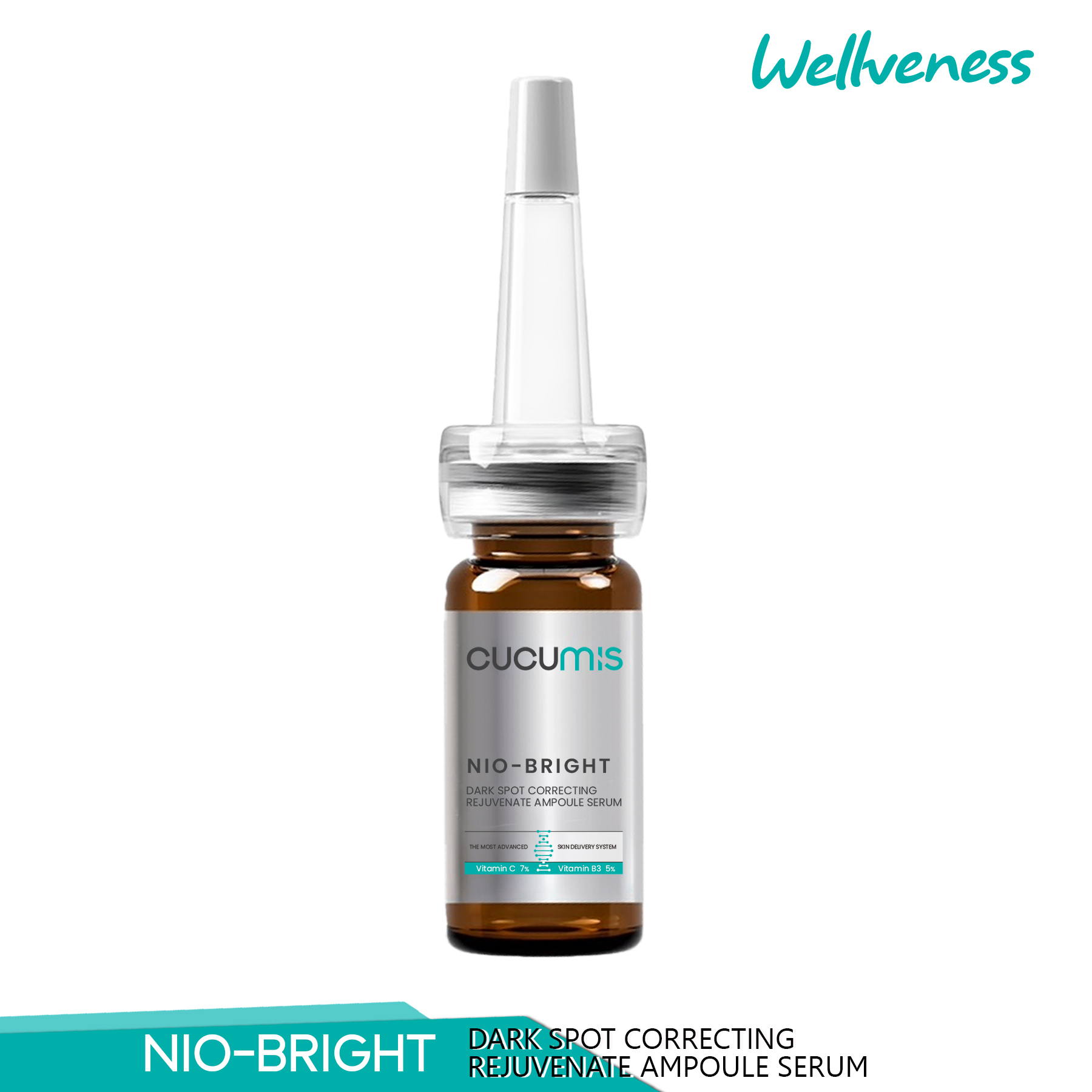 CUCUMIS NIO-BRIGHT DARK SPOT CORRECTING REJUVENATE AMPOULE SERUM