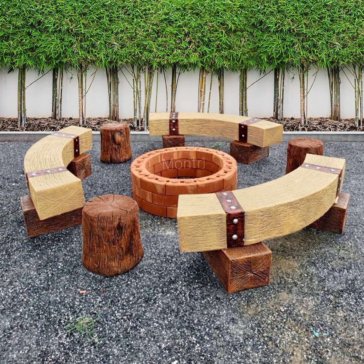 ชุดเก้าอี้สนาม 3 in 1 ลายไม้โทน Sand Luxe สัมผัสใหม่ที่ลงตัว ให้ความรู้สึกอบอุ่น สวยหรู ทันสมัย