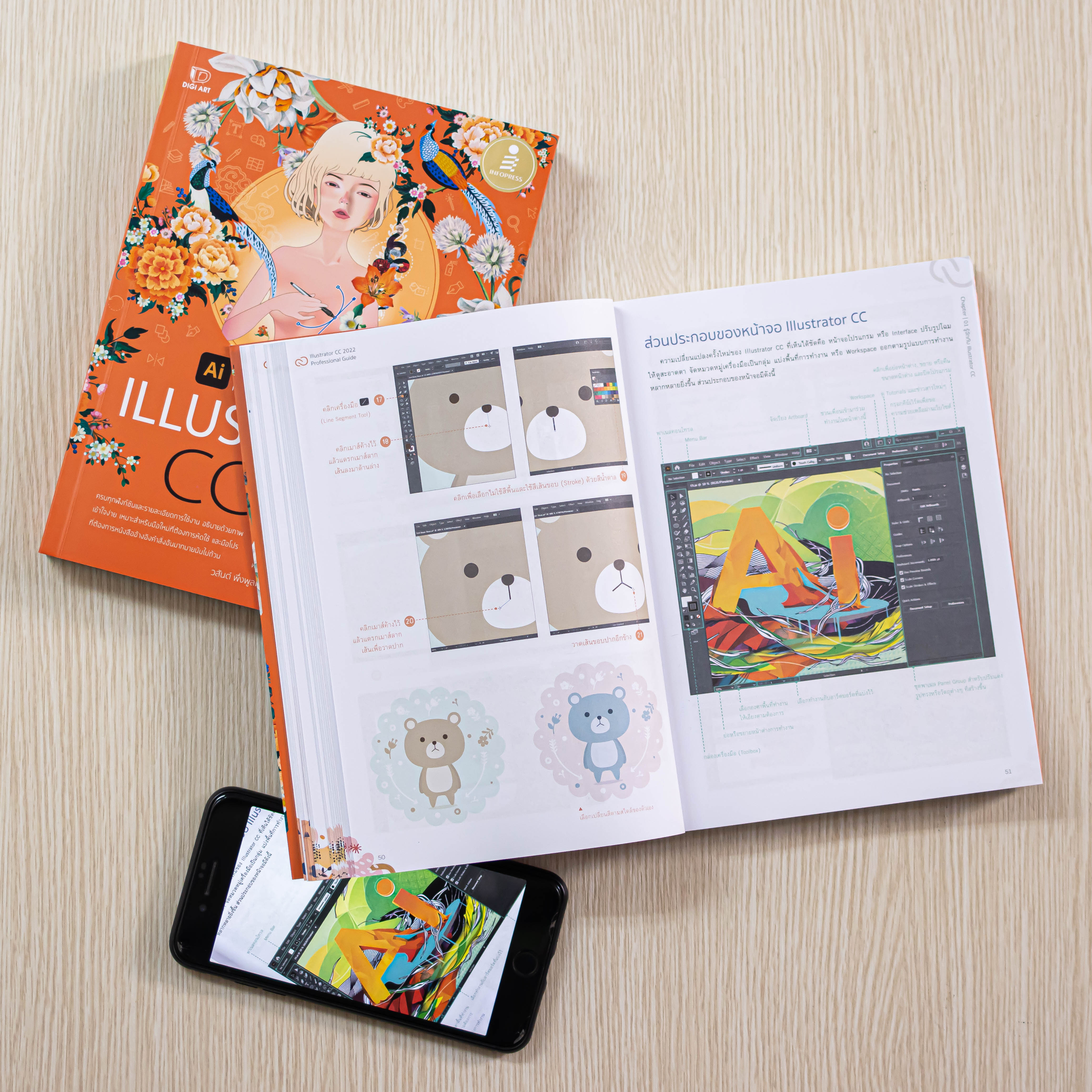 Infopress (อินโฟเพรส) หนังสือ Illustrator CC 2022 Professional Guide - 73124