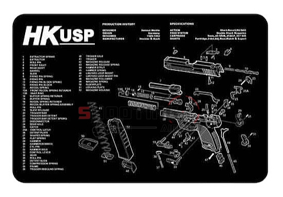 แผ่นรองเอนกประสงค์ Gun Cleaning Pad 280x480mm