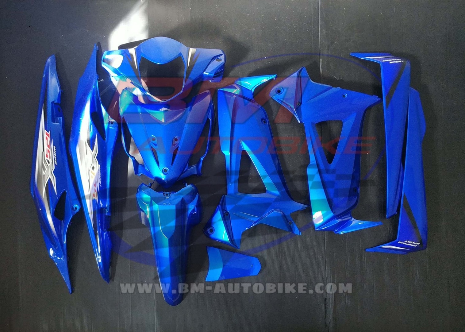 ชุดสี WAVE125X-100X สีน้ำเงินล้วน 4 กก.