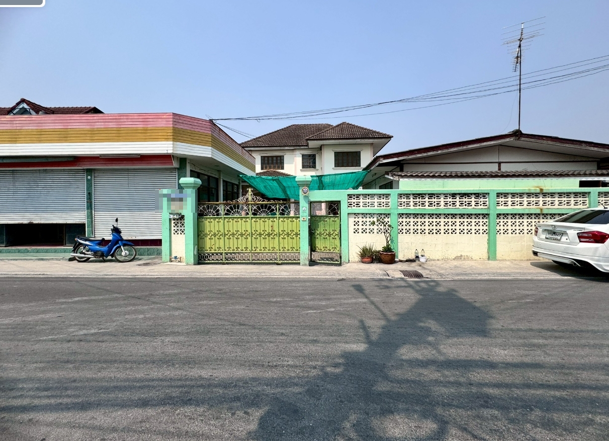 ขายที่ดินพร้อมบ้านเดี่ยว 2 ชั้น ซอยอ่อนนุช 66/1 ใกล้ MRT ศรีนุช (N.1628)