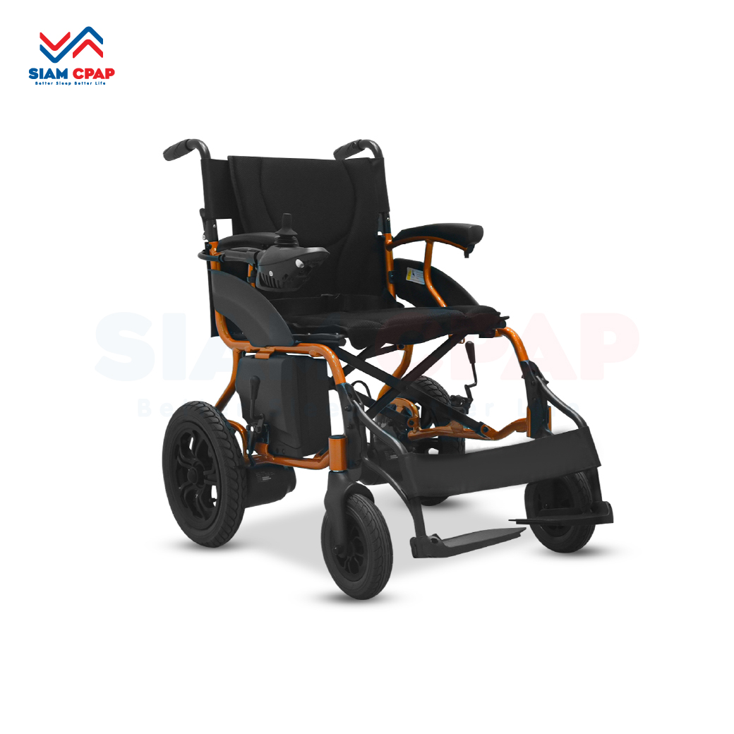 รถเข็นไฟฟ้า วีลแชร์ไฟฟ้า ยี่ห้อ Yuwell รุ่น D210BL การรับประกัน โครงสร้าง 3 ปี คอนโทรล แบตเตอรี่และมอเตอร์ 1 ปี