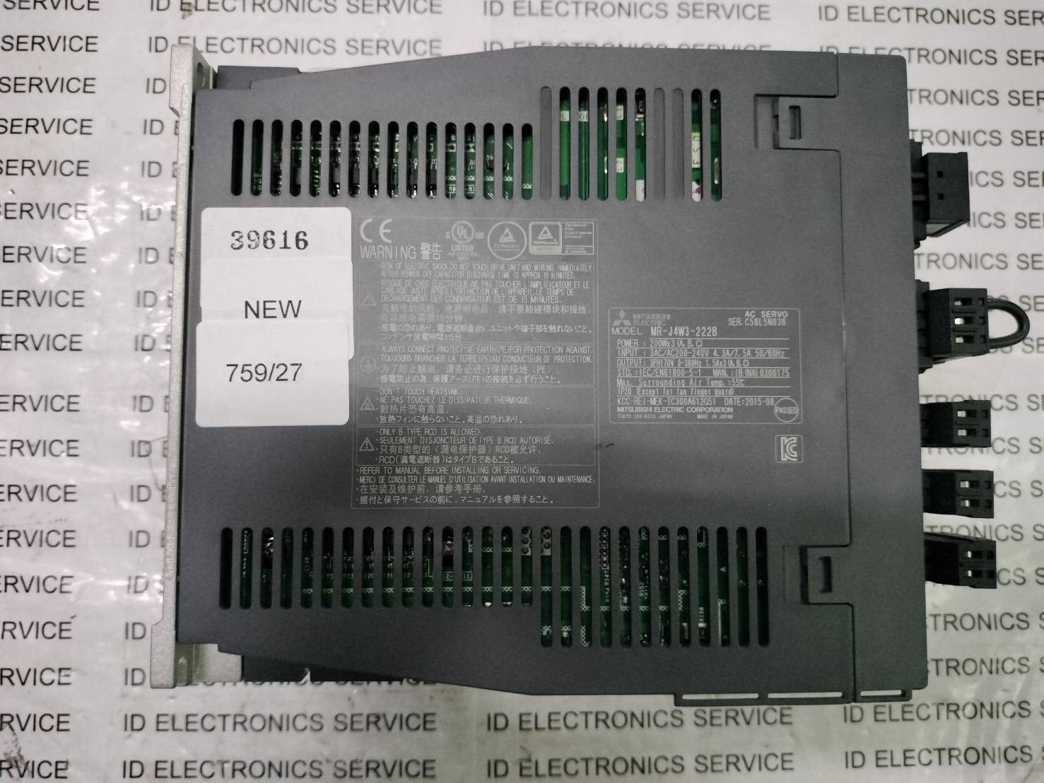 จำหน่าย MR-J4W3-222B DRIVE "MITSUBISHI"