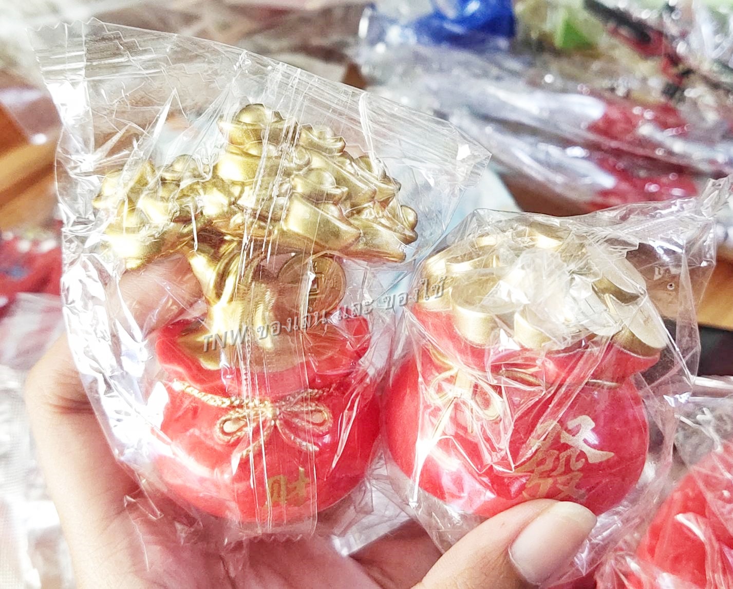 ✨✨ ของแต่งเค้ก ต้นไม้ถุงทอง ถุงทองนำโชค แบบเล็ก ✨✨