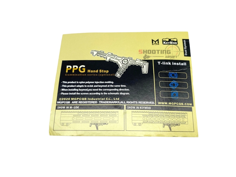 กริ๊ป PPG Hand Stop M-lok / Keymod