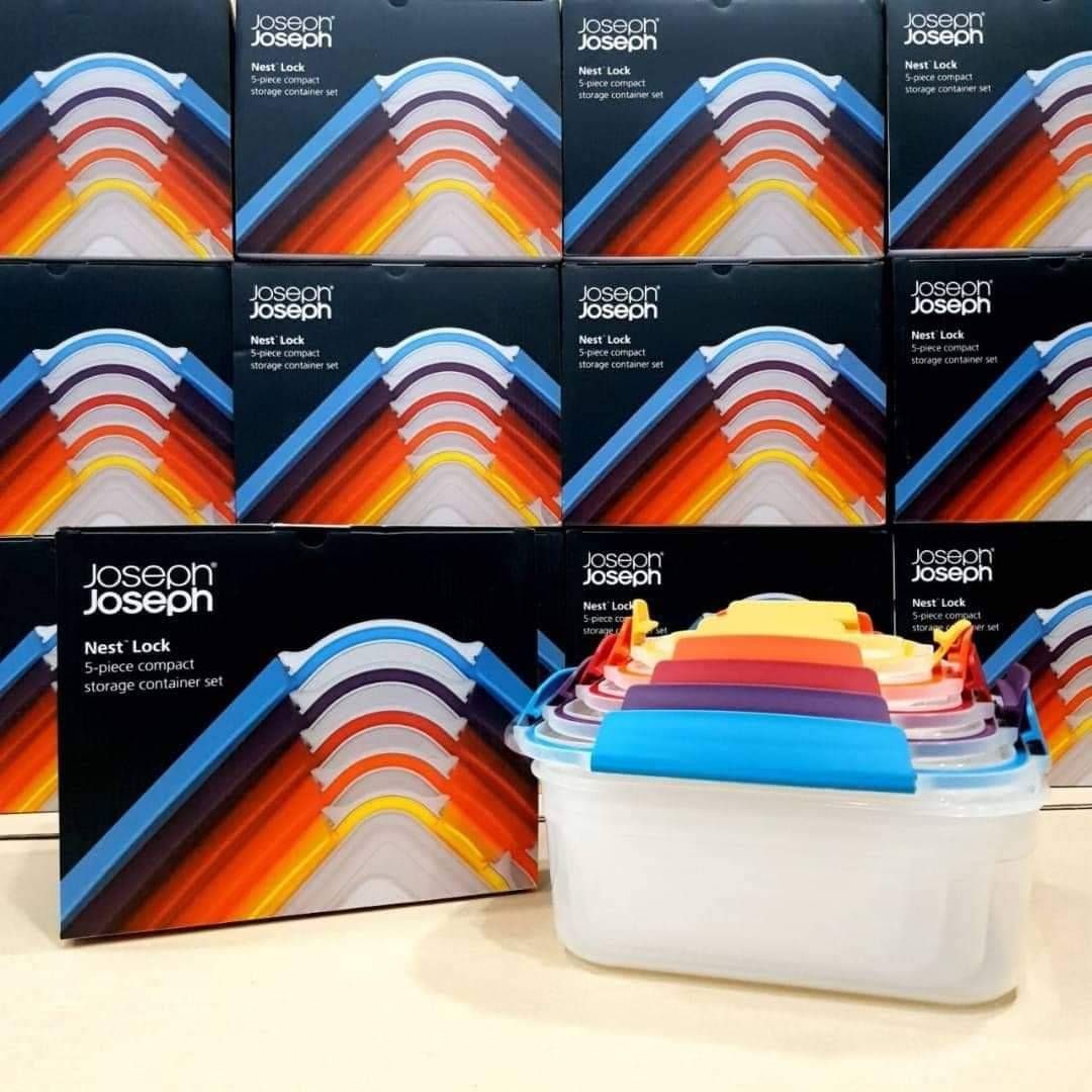 Joseph Joseph Nestlock Food Storage Containers Set of 5 เซตกล่องเก็บอาหาร 5 ชิ้น