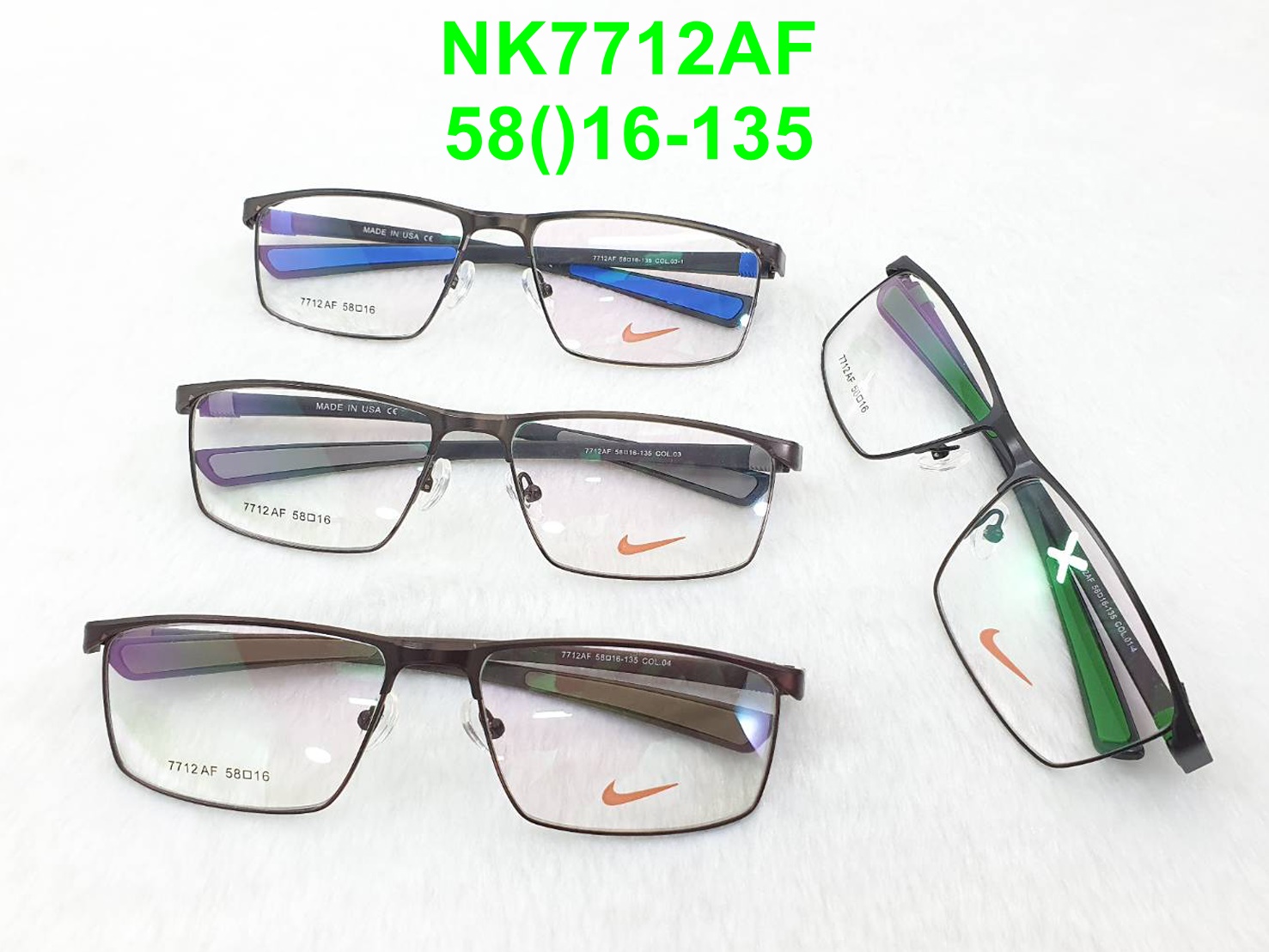 กรอบแว่นตาNike NK7712AFกรอบเต็ม