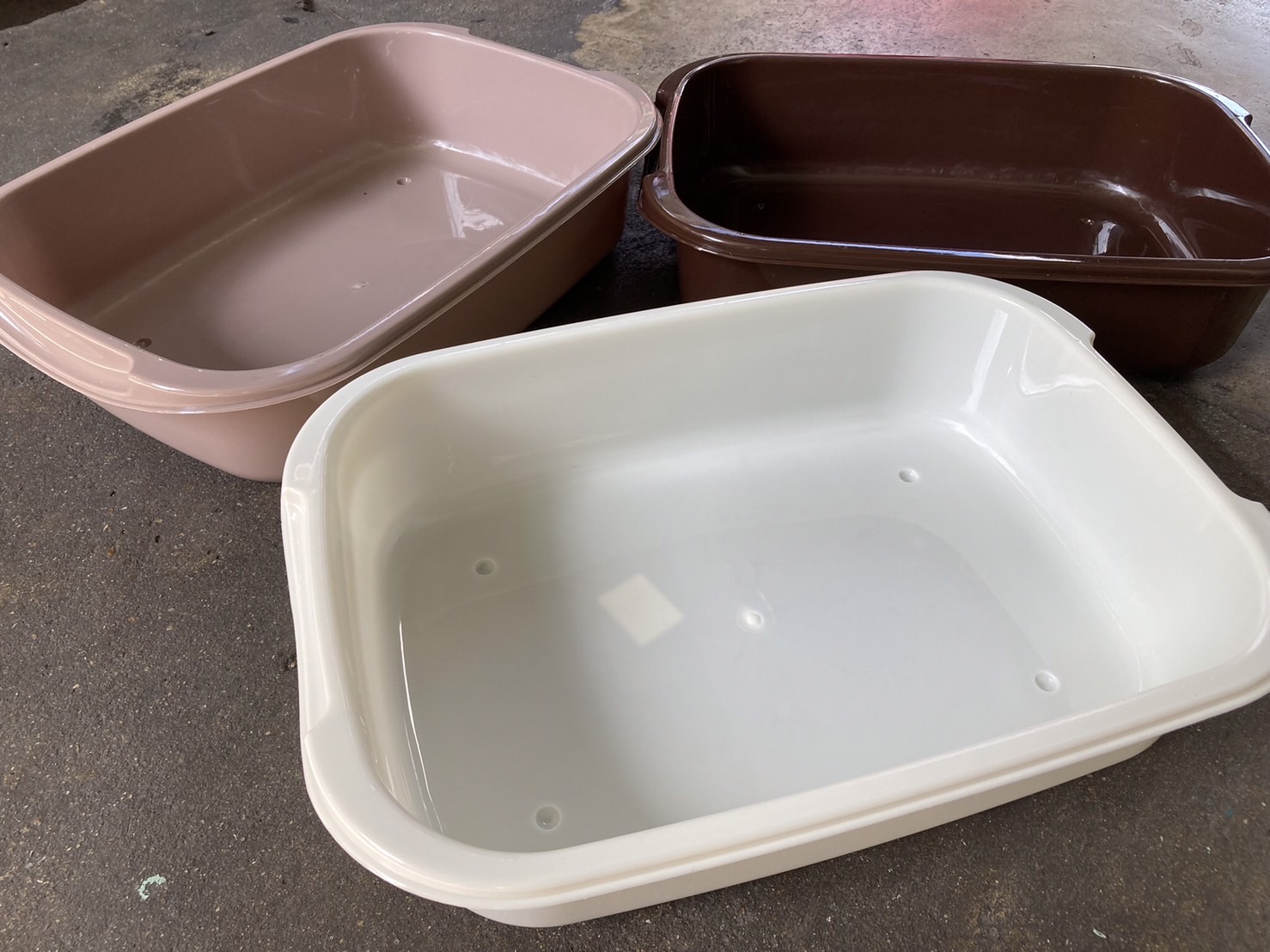 P11233 กะละมังเอนกประสงค์ (24*38*9 cm) แบบซ้อนได้ สีหวาน No.1150 ราคาส่งต่อ 1 โหล: 12 ใบ