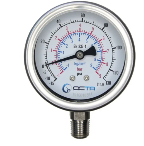pressure gauge / DIAPHRAGM PRESSURE GAUGE ''TAG'' MODEL : DS2-GS60 63S2.5BAR/PSI