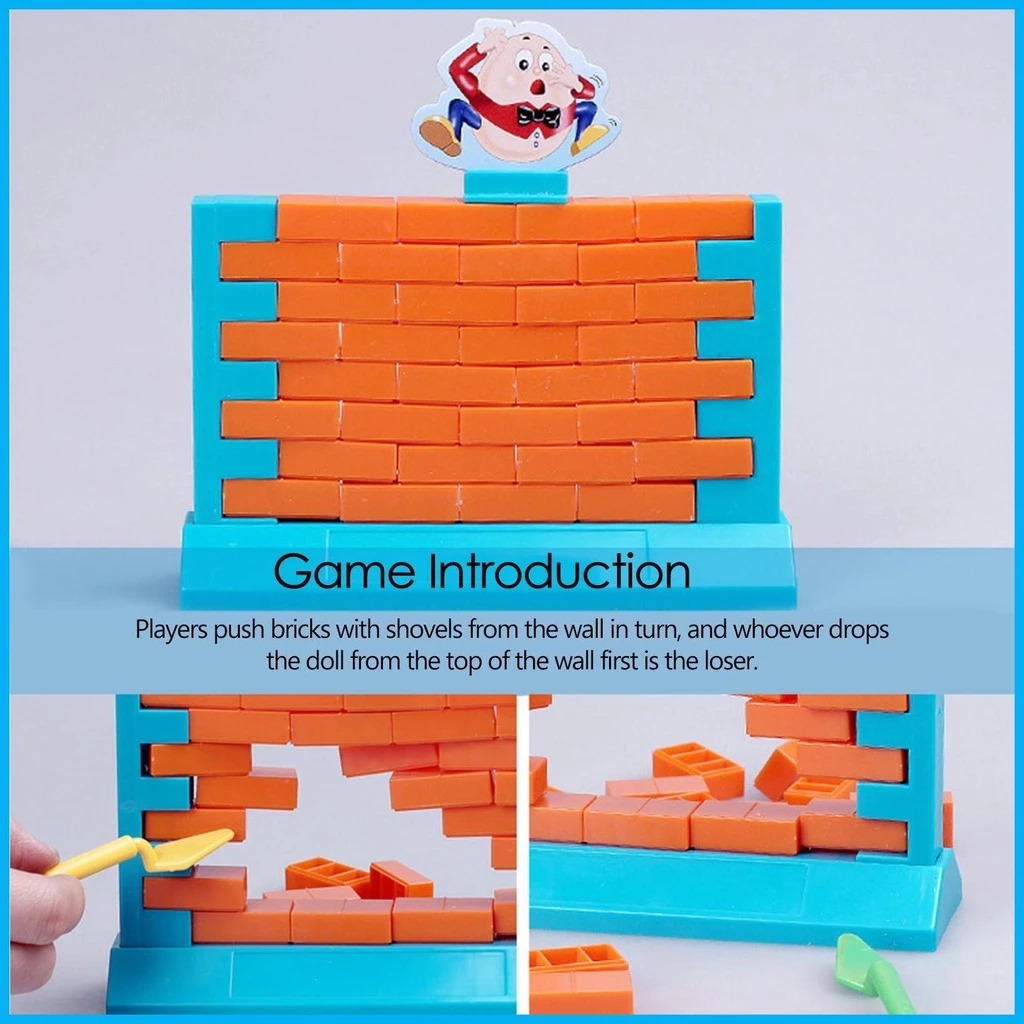 ของเล่น เกมบล็อคตัวต่อ รูปหอคอย สีสันสดใส ของเล่นสําหรับเด็ก