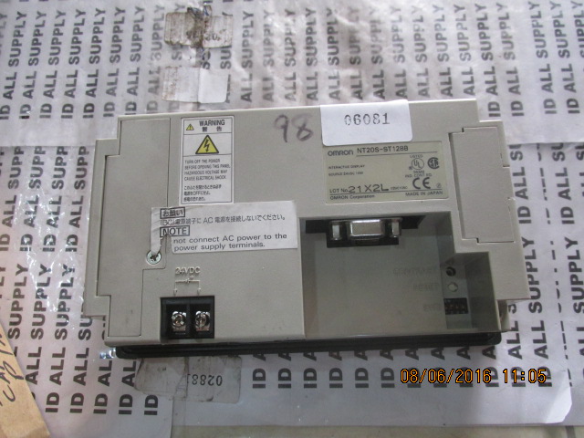 LCD TOUCH SCREEN " OMRON " MODEL : NT20S-ST128B
