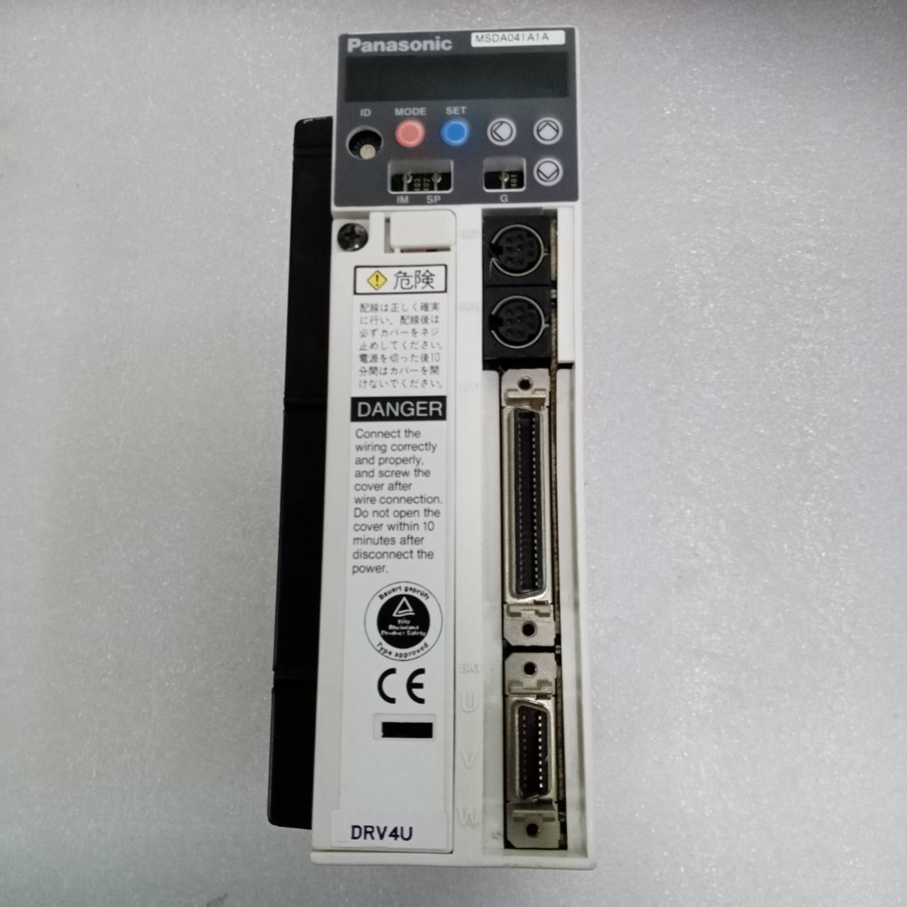 SERVO DRIVE " PANASONIC " MODEL : MSDA041A1A