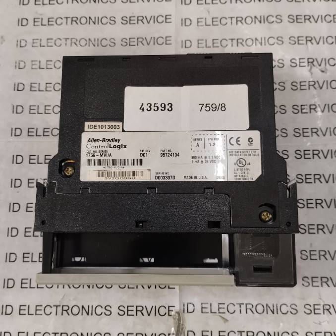 PLC " ALLEN-BRADLEY " MODEL : 1756-MVI-A