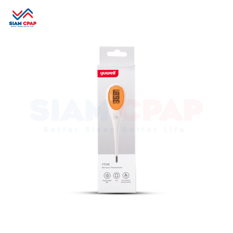 ปรอทวัดอุณหภูมิร่างกาย แบบดิจิตอล Yuwell รุ่น YT310 (ปลายแข็ง)
