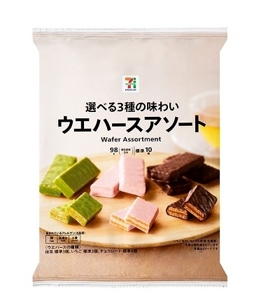 7-11 wafer assortment ขนมเซเว่นญี่ปุ่น 3 รสชาติ