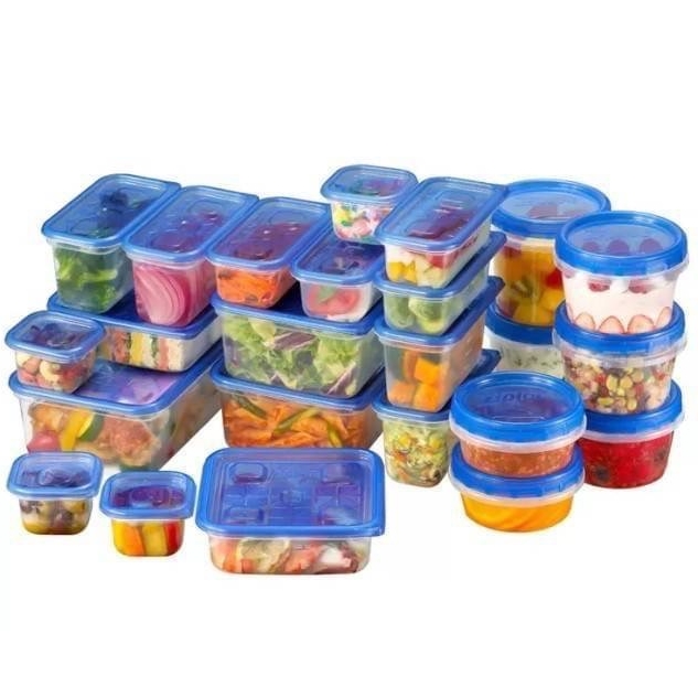 กล่องพลาสติค Ziploc เก็บอาหาร Ziploc container assorted set 24 คู่